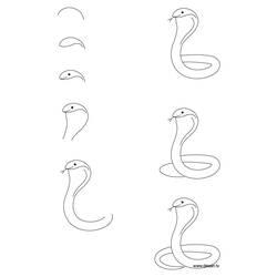 Coloring page: Cobra (Animals) #3375 - Printable coloring pages