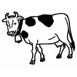 Coloring page: Cow (Animals) #13219 - Printable coloring pages