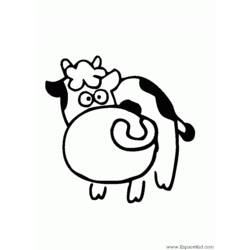 Coloring page: Cow (Animals) #13224 - Free Printable Coloring Pages