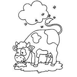 Coloring page: Cow (Animals) #13231 - Free Printable Coloring Pages