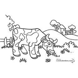 Coloring page: Cow (Animals) #13245 - Free Printable Coloring Pages
