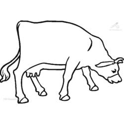 Coloring page: Cow (Animals) #13291 - Free Printable Coloring Pages