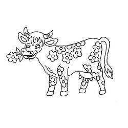 Coloring page: Cow (Animals) #13326 - Free Printable Coloring Pages