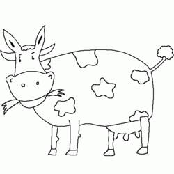 Coloring page: Cow (Animals) #13340 - Free Printable Coloring Pages