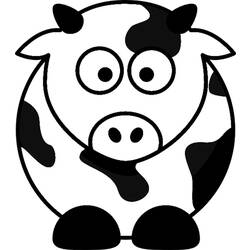 Coloring page: Cow (Animals) #13360 - Free Printable Coloring Pages