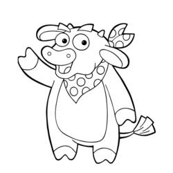 Coloring page: Cow (Animals) #13370 - Free Printable Coloring Pages
