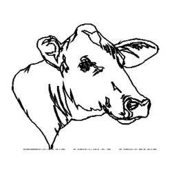 Coloring page: Cow (Animals) #13380 - Free Printable Coloring Pages