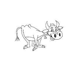 Coloring page: Cow (Animals) #13381 - Free Printable Coloring Pages