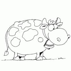 Coloring page: Cow (Animals) #13383 - Free Printable Coloring Pages