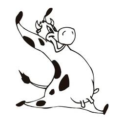 Cow (Animals) coloring page #178321 to print and color