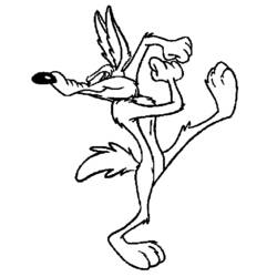 Coloring page: Coyote (Animals) #4479 - Printable coloring pages