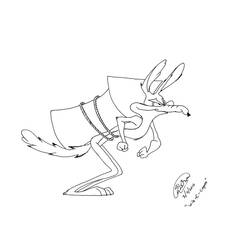 Coloring page: Coyote (Animals) #4529 - Free Printable Coloring Pages