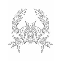 Crab (Animals) coloring page #199418 to print and color