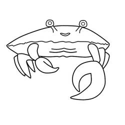 Crab (Animals) coloring page #199428 to print and color