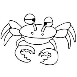 Coloring page: Crab (Animals) #4583 - Free Printable Coloring Pages