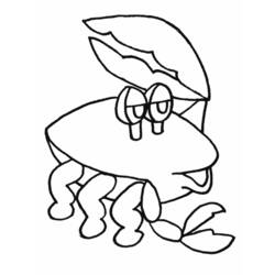 Coloring page: Crab (Animals) #4587 - Free Printable Coloring Pages