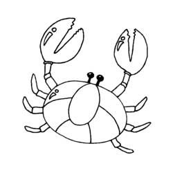 Coloring page: Crab (Animals) #4591 - Free Printable Coloring Pages