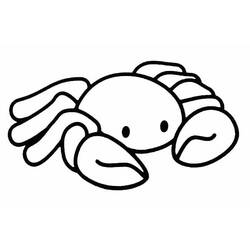 Coloring page: Crab (Animals) #4607 - Printable coloring pages