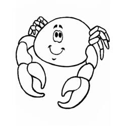 Coloring page: Crab (Animals) #4610 - Free Printable Coloring Pages