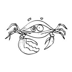 Coloring page: Crab (Animals) #4621 - Free Printable Coloring Pages