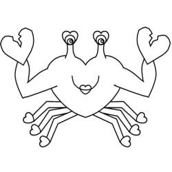 Coloring page: Crab (Animals) #4625 - Free Printable Coloring Pages