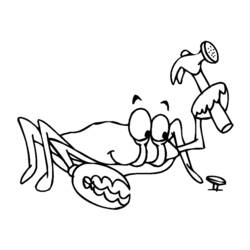 Coloring page: Crab (Animals) #4652 - Free Printable Coloring Pages