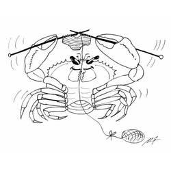 Coloring page: Crab (Animals) #4654 - Free Printable Coloring Pages