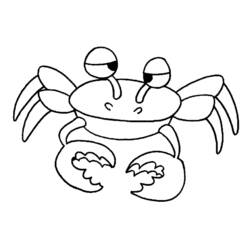 Coloring page: Crab (Animals) #4678 - Free Printable Coloring Pages