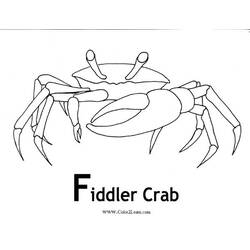 Coloring page: Crab (Animals) #4686 - Free Printable Coloring Pages