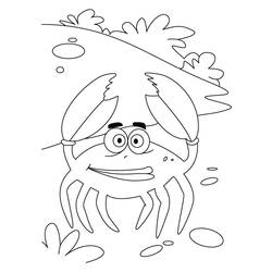 Coloring page: Crab (Animals) #4690 - Free Printable Coloring Pages