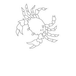 Coloring page: Crab (Animals) #4694 - Free Printable Coloring Pages