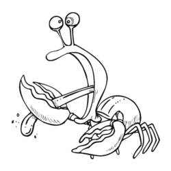 Coloring page: Crab (Animals) #4695 - Free Printable Coloring Pages