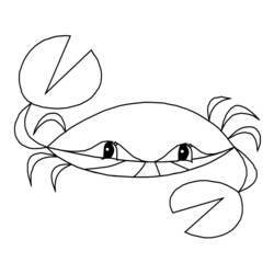 Coloring page: Crab (Animals) #4705 - Free Printable Coloring Pages