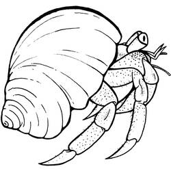 Coloring page: Crab (Animals) #4727 - Printable coloring pages