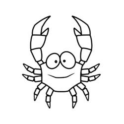 Coloring page: Crab (Animals) #4752 - Printable coloring pages