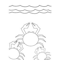 Coloring page: Crab (Animals) #4763 - Free Printable Coloring Pages