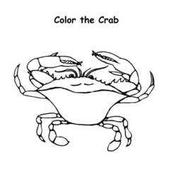 Coloring page: Crab (Animals) #4779 - Free Printable Coloring Pages