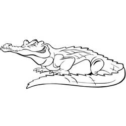 Crocodile (Animals) coloring page #179017 to print and color