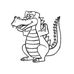 Coloring page: Crocodile (Animals) #4799 - Free Printable Coloring Pages