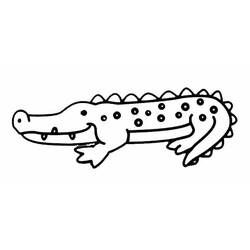 Coloring page: Crocodile (Animals) #4831 - Free Printable Coloring Pages