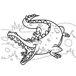 Coloring page: Crocodile (Animals) #4857 - Free Printable Coloring Pages