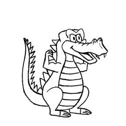 Coloring page: Crocodile (Animals) #4858 - Printable coloring pages