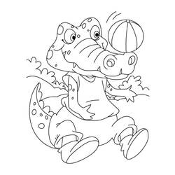 Coloring page: Crocodile (Animals) #4862 - Free Printable Coloring Pages
