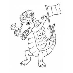 Coloring page: Crocodile (Animals) #4863 - Free Printable Coloring Pages