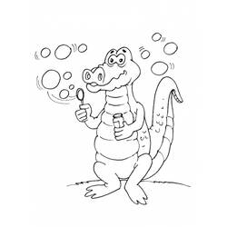 Coloring page: Crocodile (Animals) #4881 - Free Printable Coloring Pages