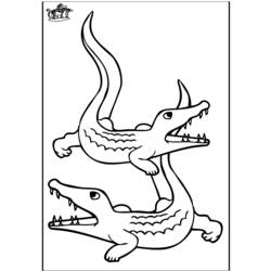 Coloring page: Crocodile (Animals) #4892 - Free Printable Coloring Pages