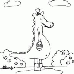 Coloring page: Crocodile (Animals) #4893 - Free Printable Coloring Pages