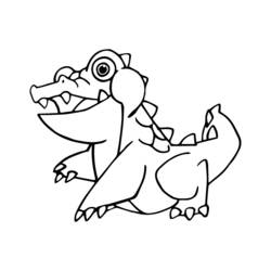 Coloring page: Crocodile (Animals) #4927 - Free Printable Coloring Pages