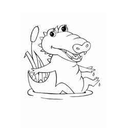 Coloring page: Crocodile (Animals) #4953 - Free Printable Coloring Pages