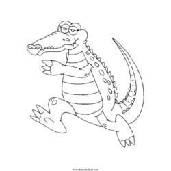 Coloring page: Crocodile (Animals) #4959 - Free Printable Coloring Pages